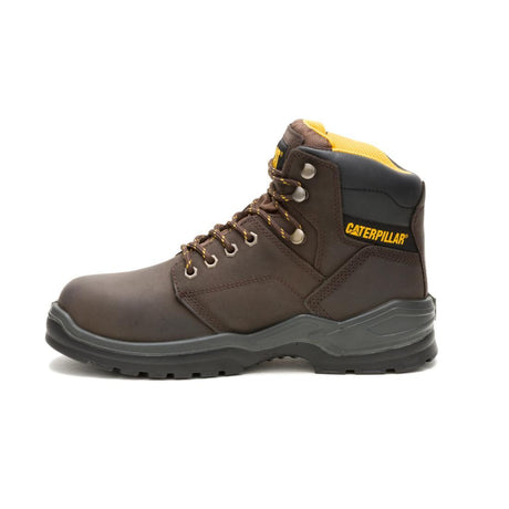 Caterpillar Striver Waterproof Steel-Toe Boots Brown P91720 Side Image