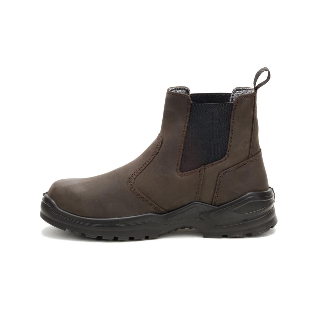 Caterpillar Striver Chelsea Waterproof Steel-Toe Chelsea Boots Brown P91758 Image View