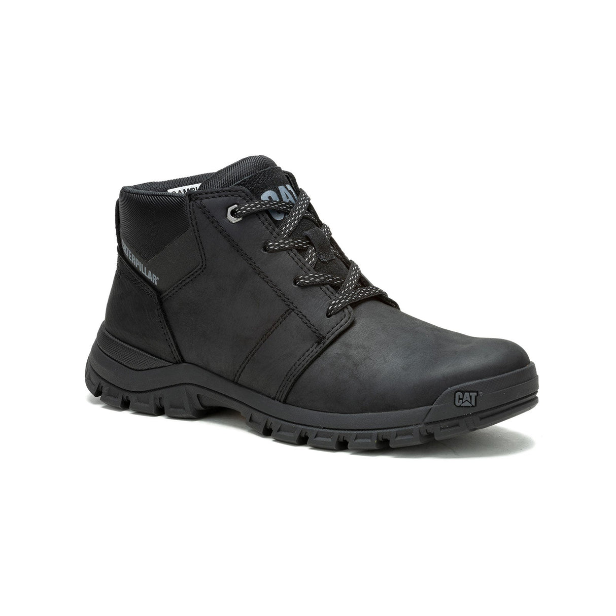 Caterpillar Threshold Soft-Toe Chukka Work Boot Black P725952 Medial Image