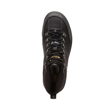 Caterpillar Threshold Steel-Toe Waterproof Work Boot Black P90936 Front Image