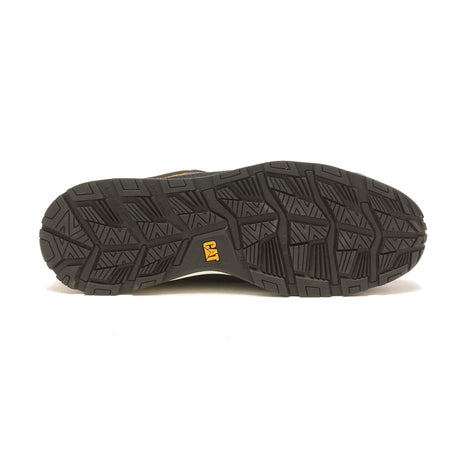 Caterpillar Venward Composite-Toe Work Shoe Black/Cat Yellow P91480 Sole Image