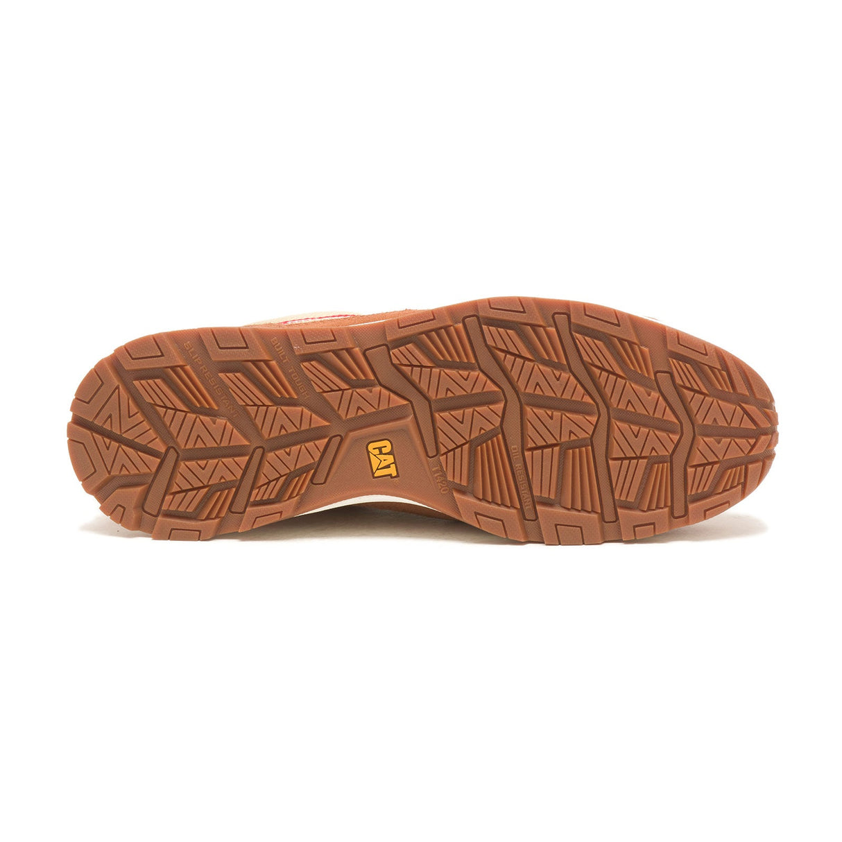 Caterpillar Venward Composite-Toe Work Shoe Orange/Tan P91478 Sole Image