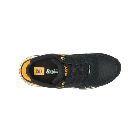 Caterpillar Venward Women’s Composite-Toe Work Shoe Black/Yellow P91605 Image View