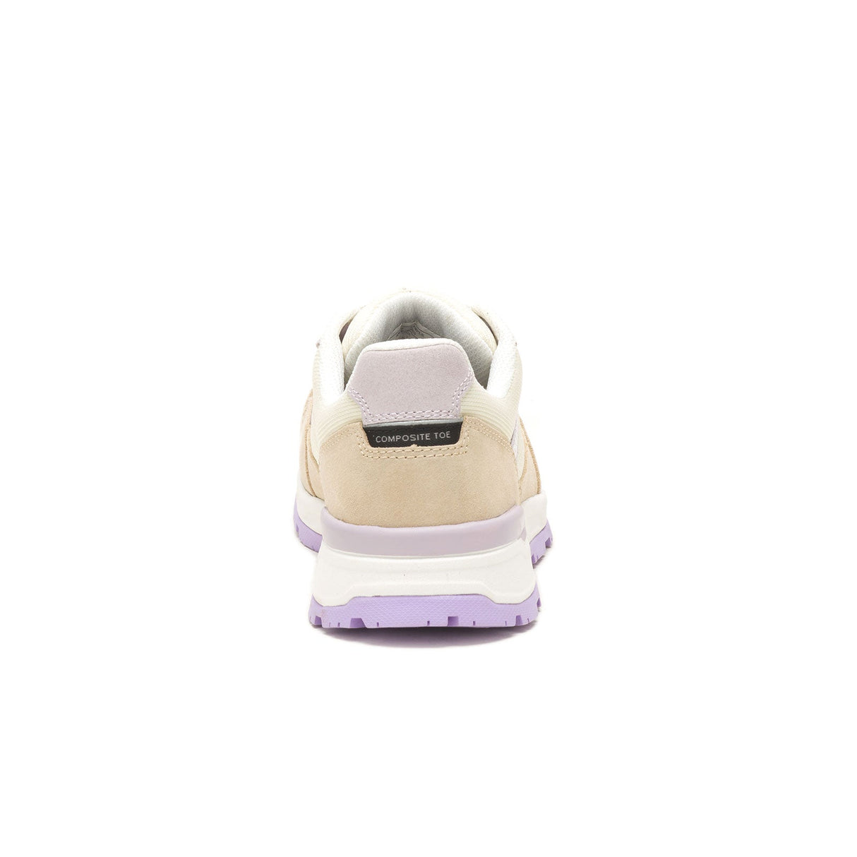 Caterpillar Venward Women’s Composite-Toe Work Shoe Tan/Lilac P91479 Heel Image