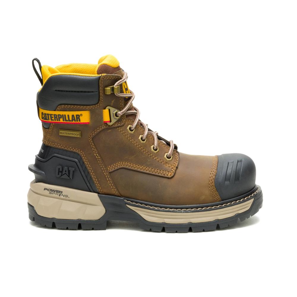 Caterpillar Women's Excavator PowerSpring 6-Inch Composite Toe Boot Pyramid - Lateral View