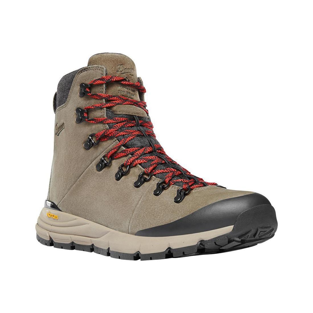 Danner Arctic 600 Side-Zip 7" Brown/Red 200G Boot 67338 Side Image