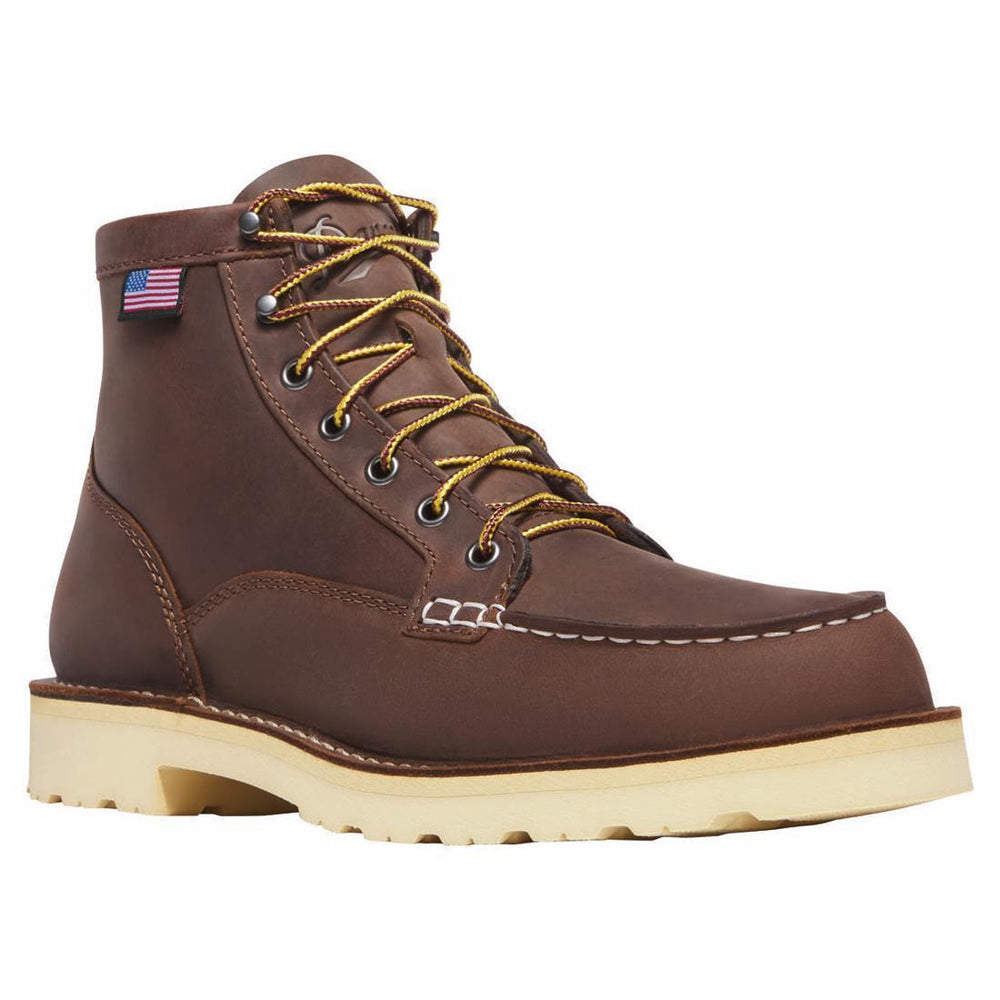 Danner Bull Run Moc Toe 6" Brown Heel Boot 15590 Side Image