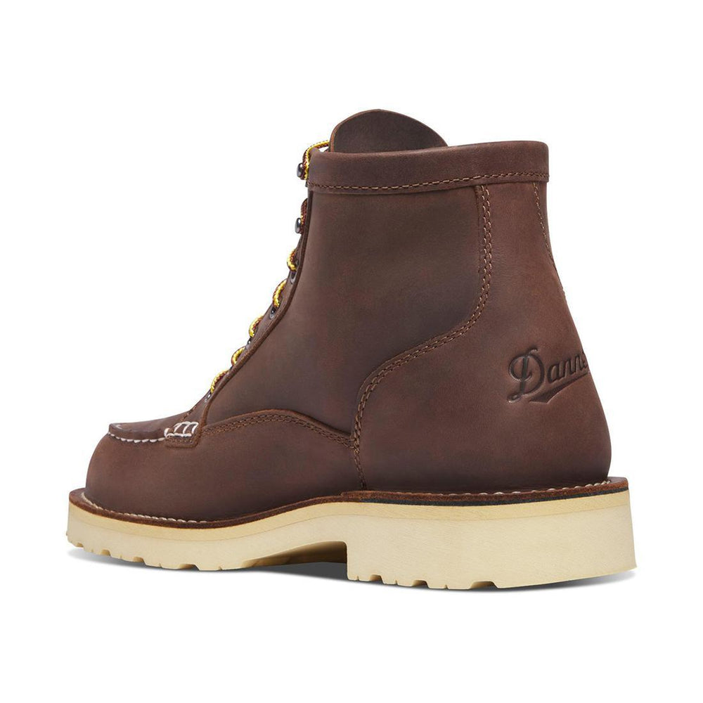 Danner Bull Run Moc Toe 6" Brown Heel ST Boot 15591 Back Image