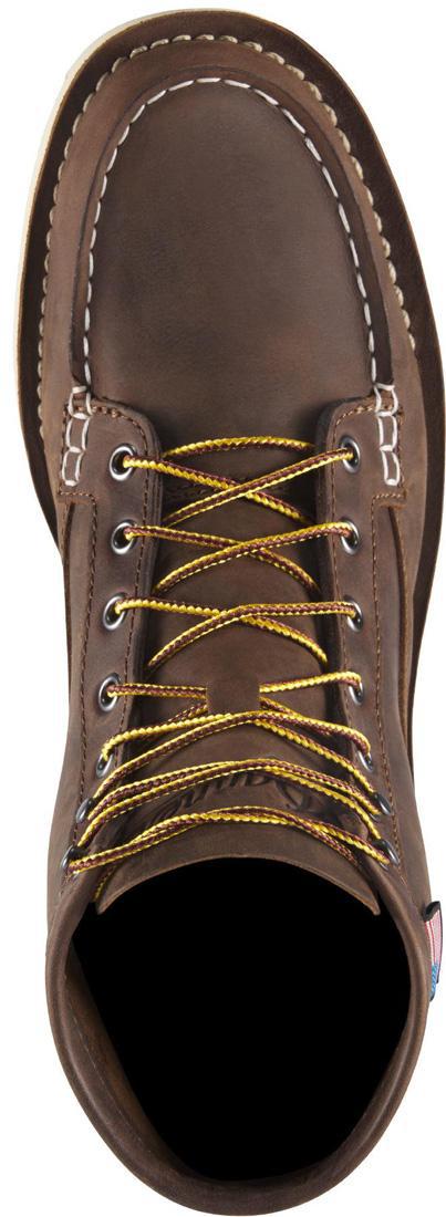 Danner Bull Run Moc Toe 6" Brown Heel ST Boot 15591 Front Image