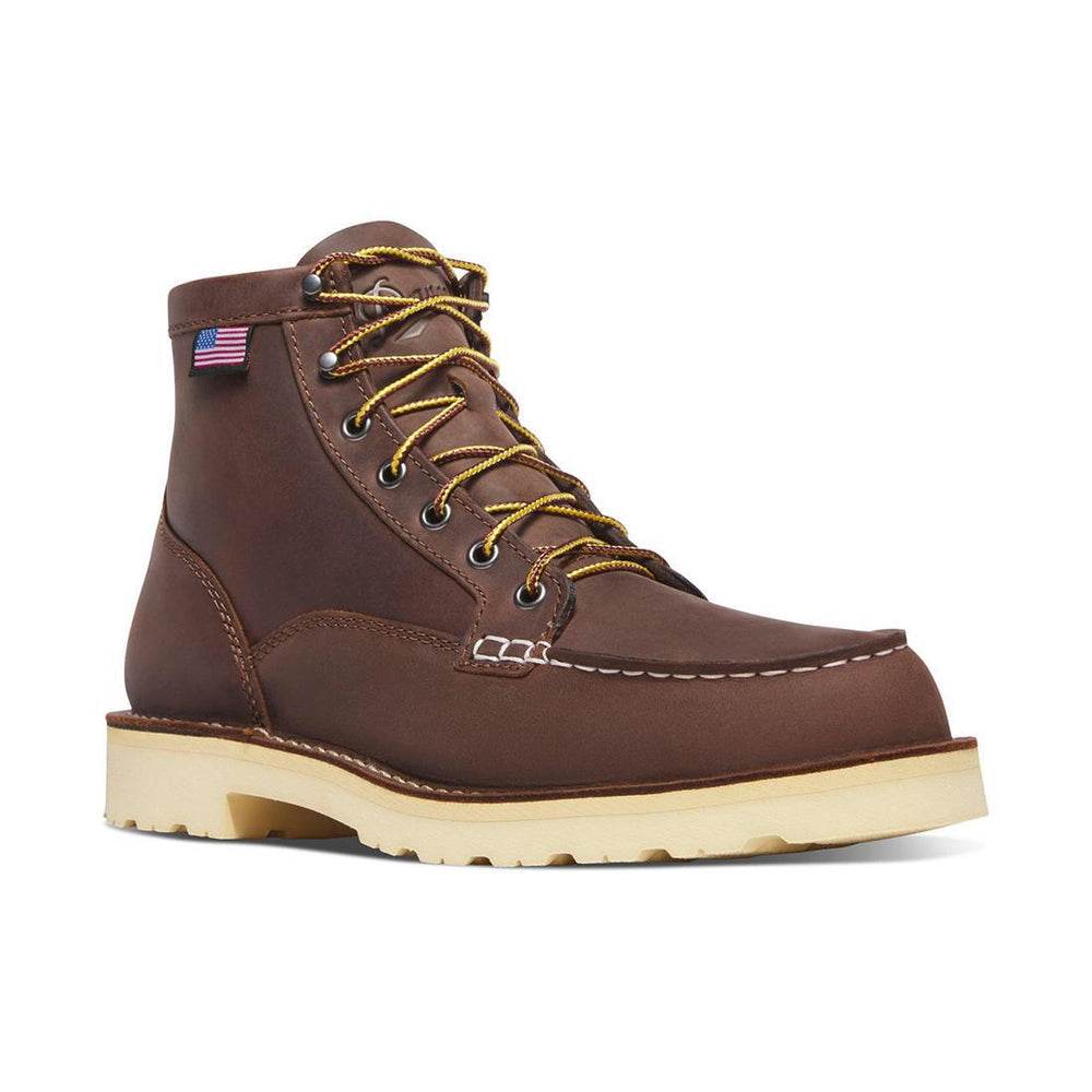Danner Bull Run Moc Toe 6" Brown Heel ST Boot 15591 Side Image