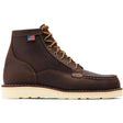 Danner Bull Run Moc Toe 6" Steel Toe Work Boot Brown Profile View