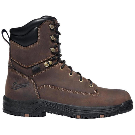 Danner Caliper 8" Soft Toe Work Boot Brown Profile View