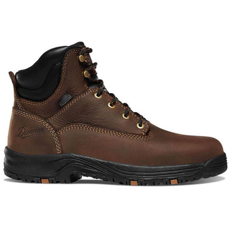 Danner Caliper Women’s 5" Danner Dry Alloy Toe Work Boot Brown Profile View