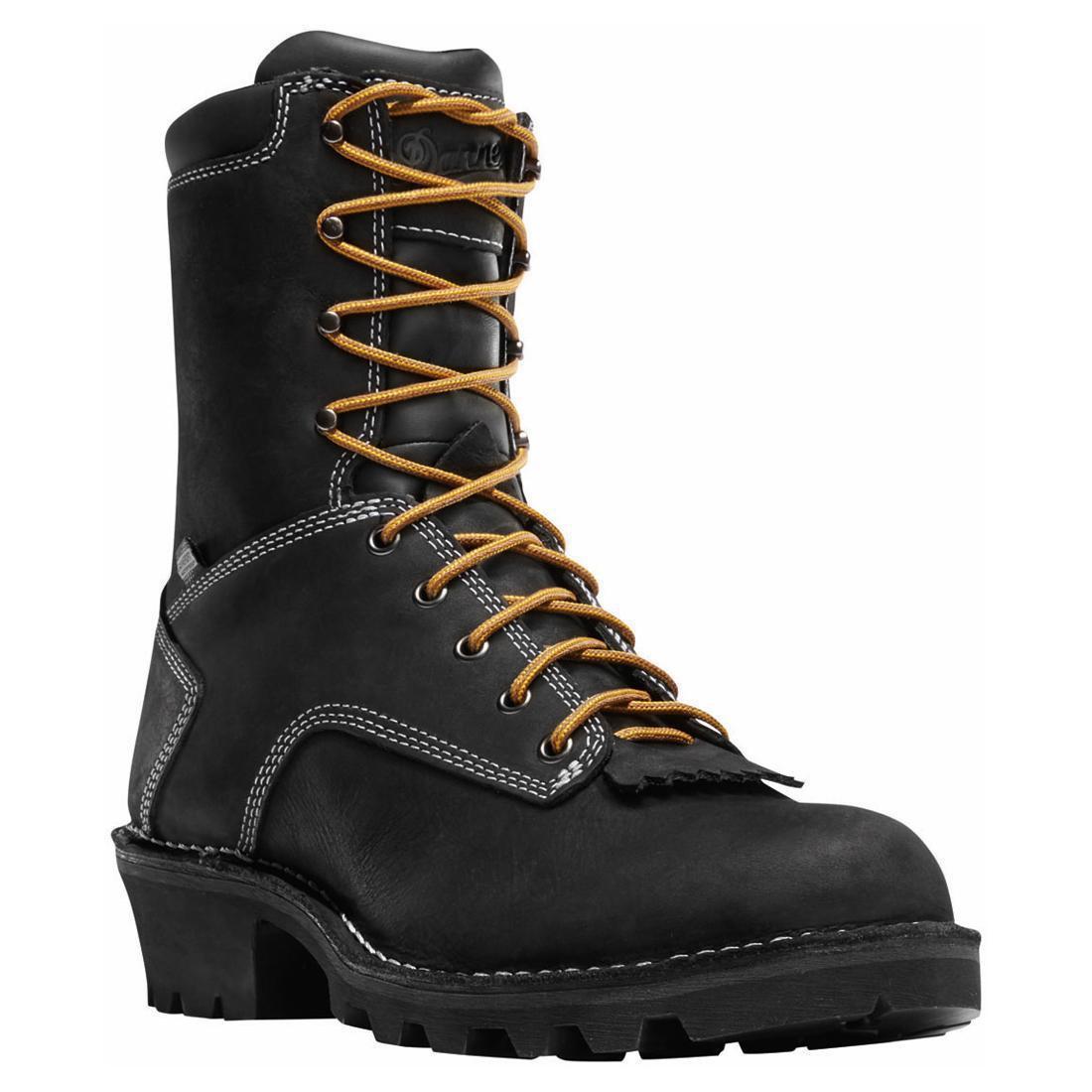 Danner Logger 8" Black Boot 15431 Side Image