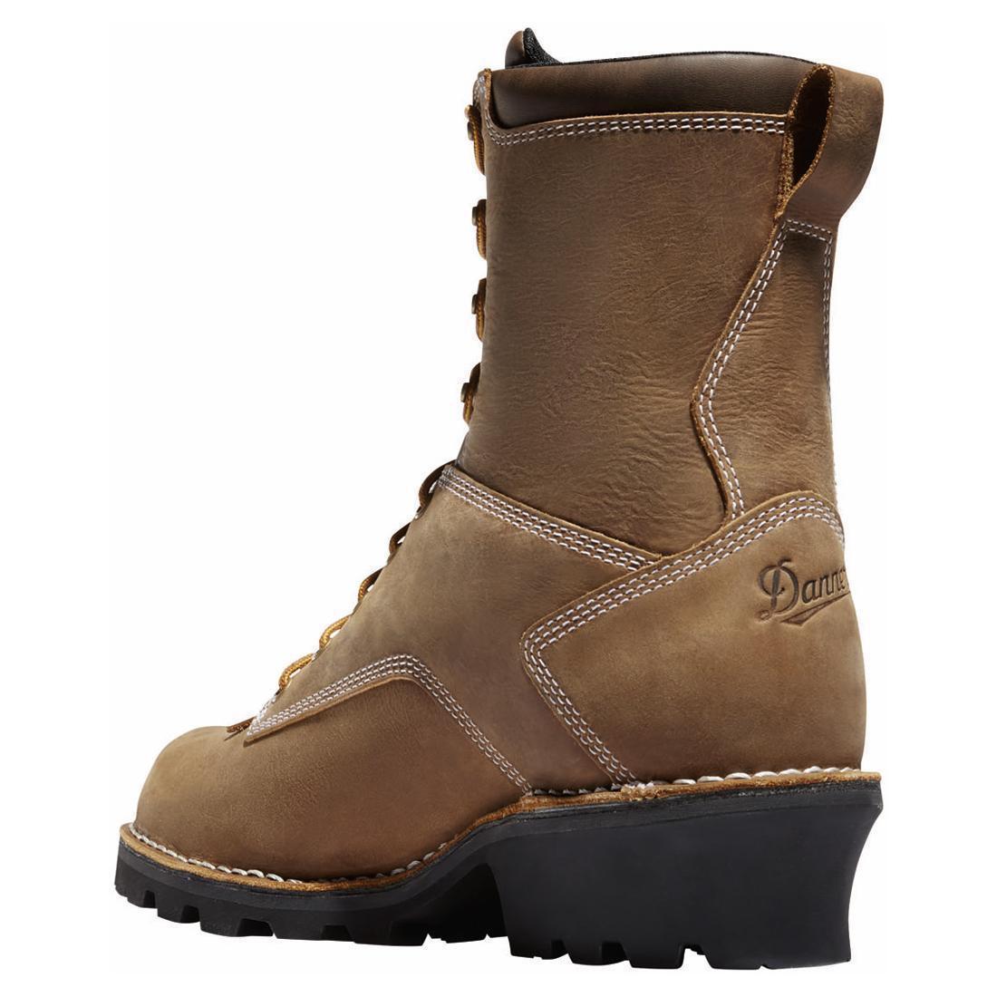 Danner Logger 8" Brown Boot 15439 Back Image