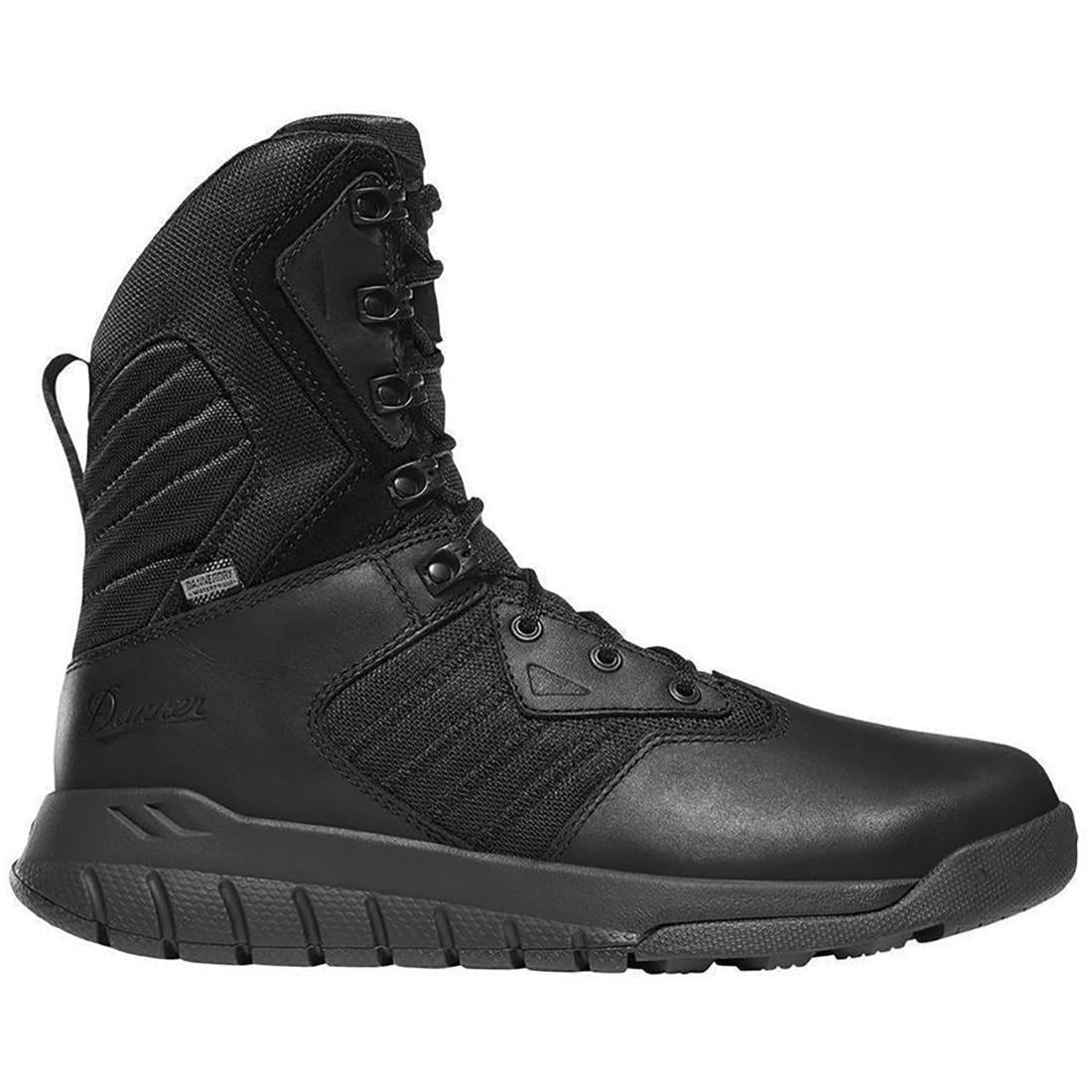 Danner Instinct Side-Zip 8" Tactical Boot Black 400G Profile View