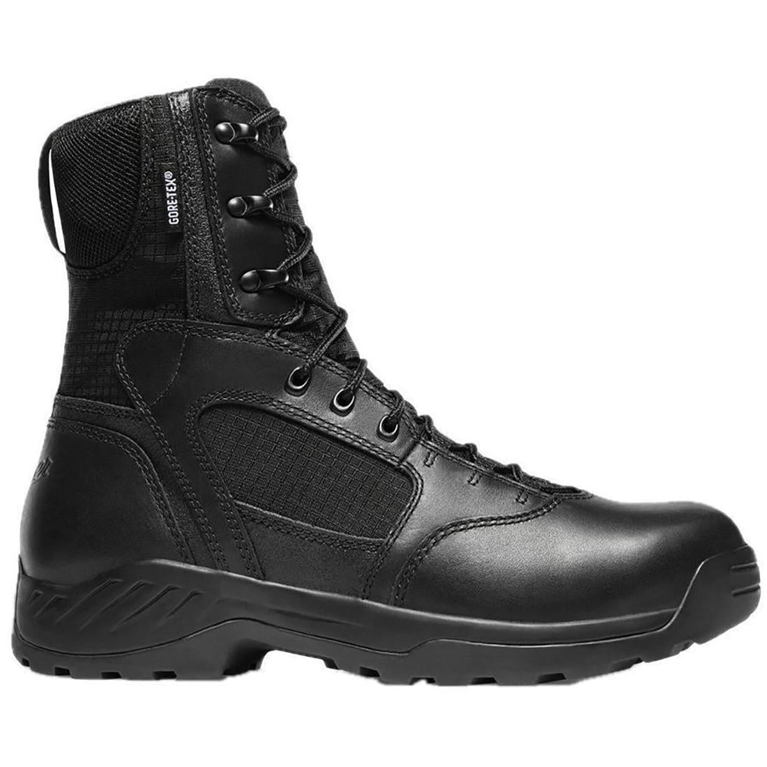 Danner Kinetic Side-Zip 8" Tactical Boot Black Profile View