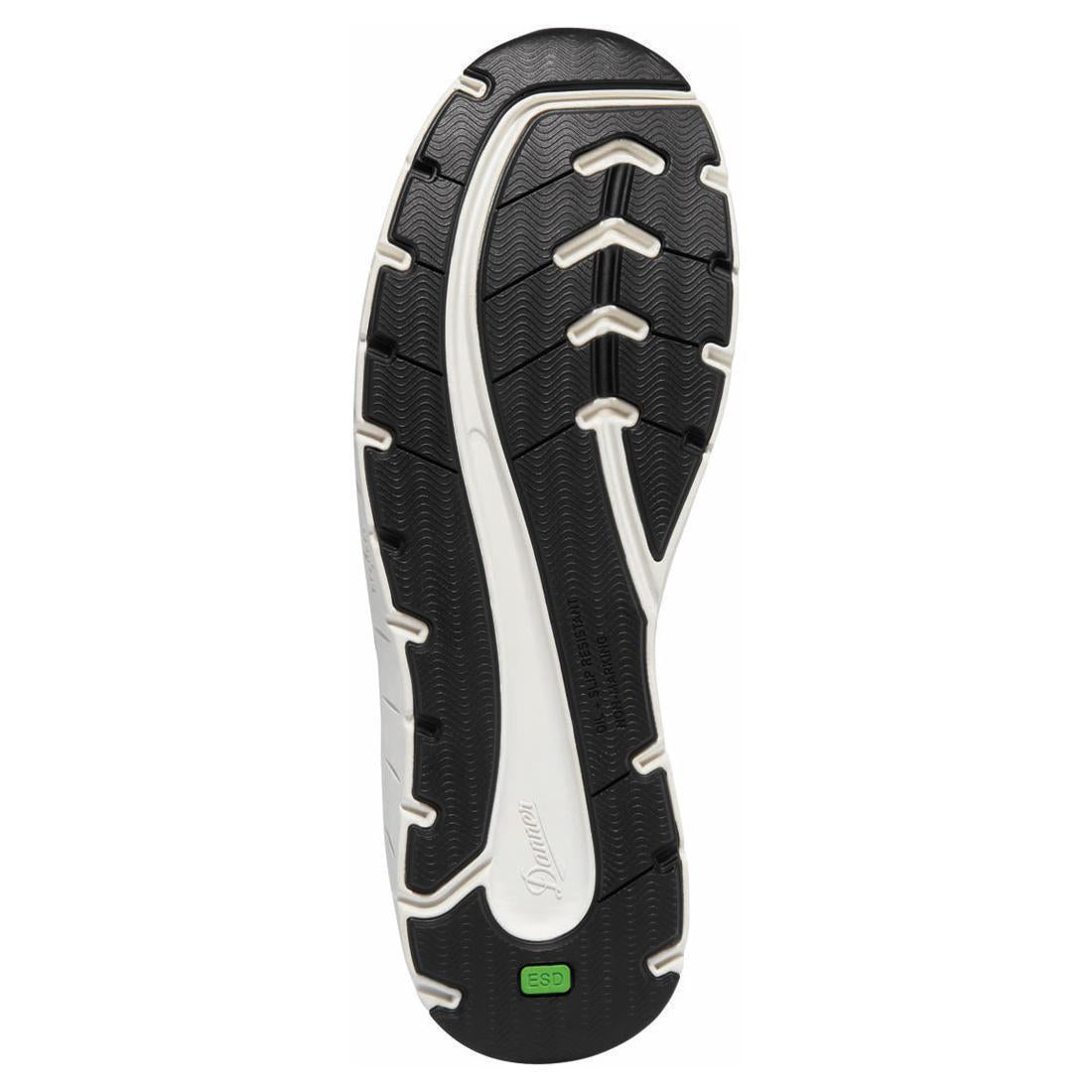 Danner Run Time 3" Black/White ESD Shoe 12391 Sole Image