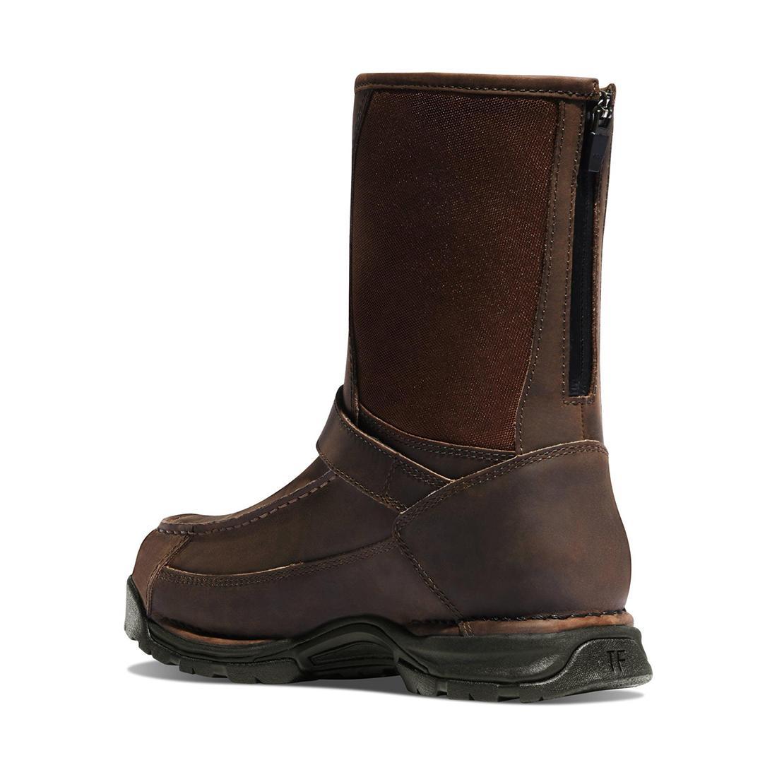 Danner Sharptail Rear Zip 10" Dark Brown 45025 Back Image