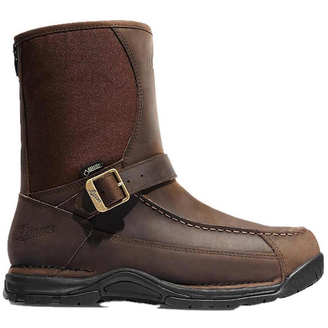 Danner Sharptail Rear-Zip 10" Boot Dark Brown Profile View
