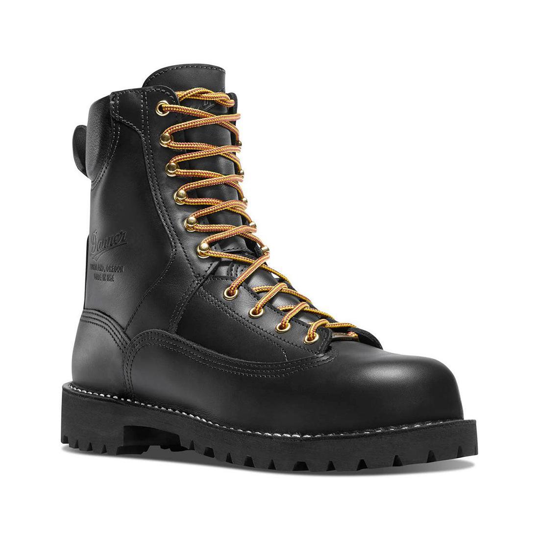 Danner Super Rain Forest 8" Black 200G Boot 11700 Side Image