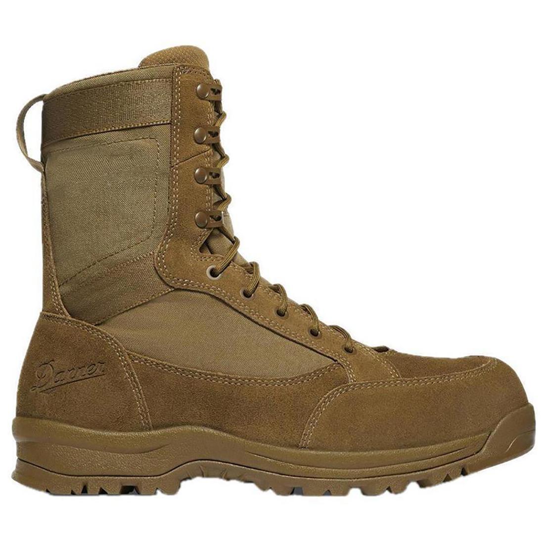 Danner Tanicus Side-Zip 8" Military Nano Toe Work Boot Coyote Hot Profile View
