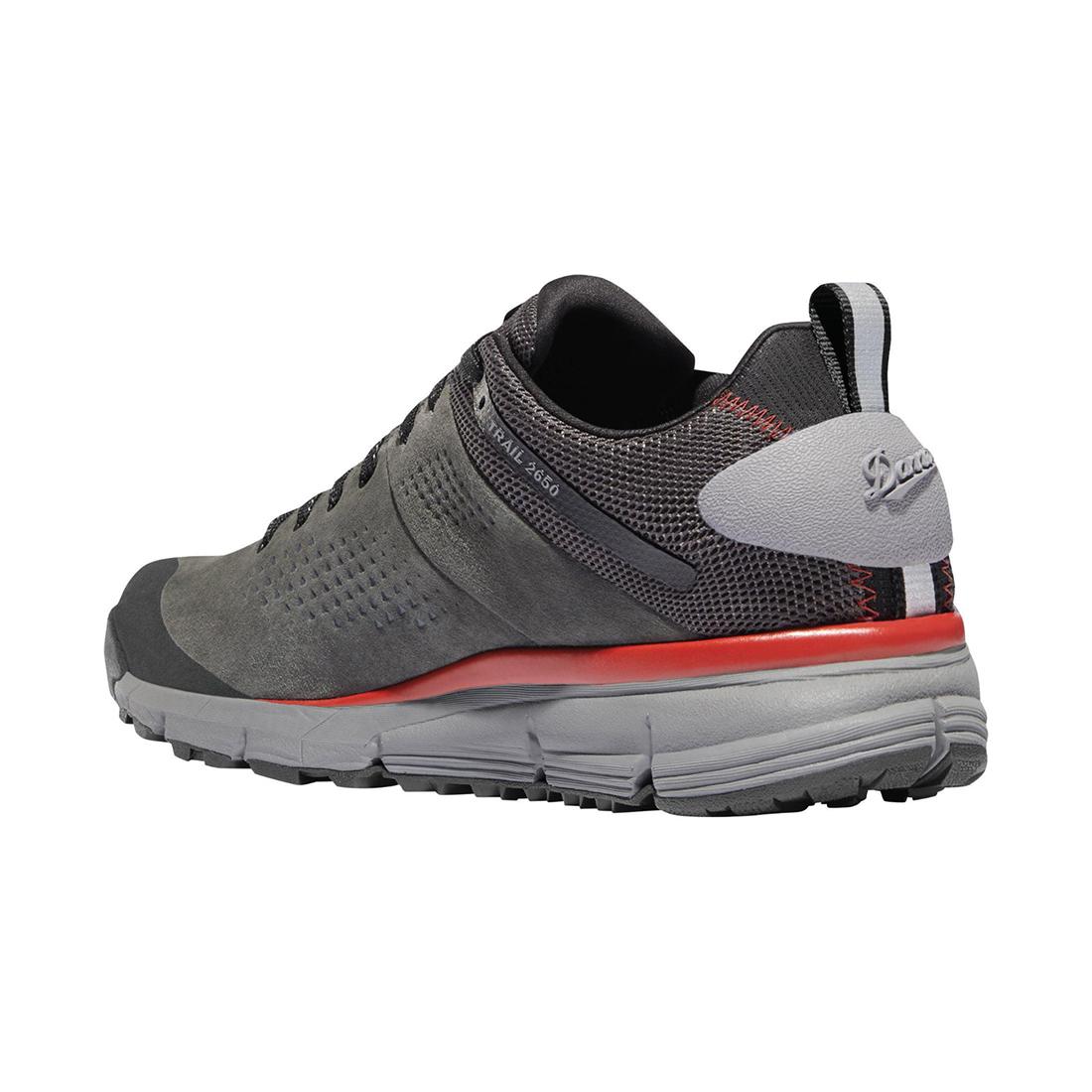 Danner Trail 2650 3" Dark Gray/Brick Red GTX Shoe 61312 Back Image