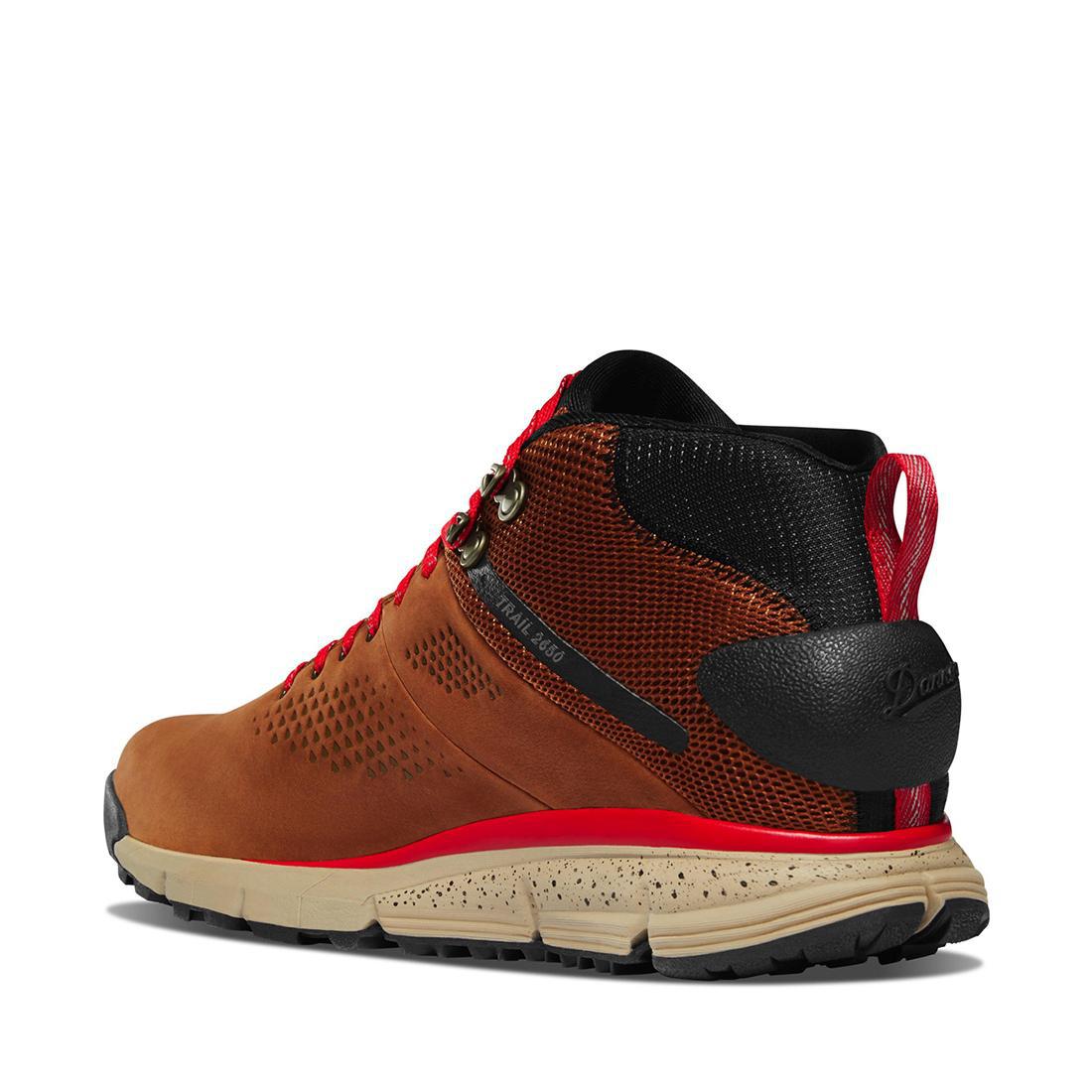 Danner Trail 2650 Mid 4" Brown/Red GTX Boot 61258 Back Image