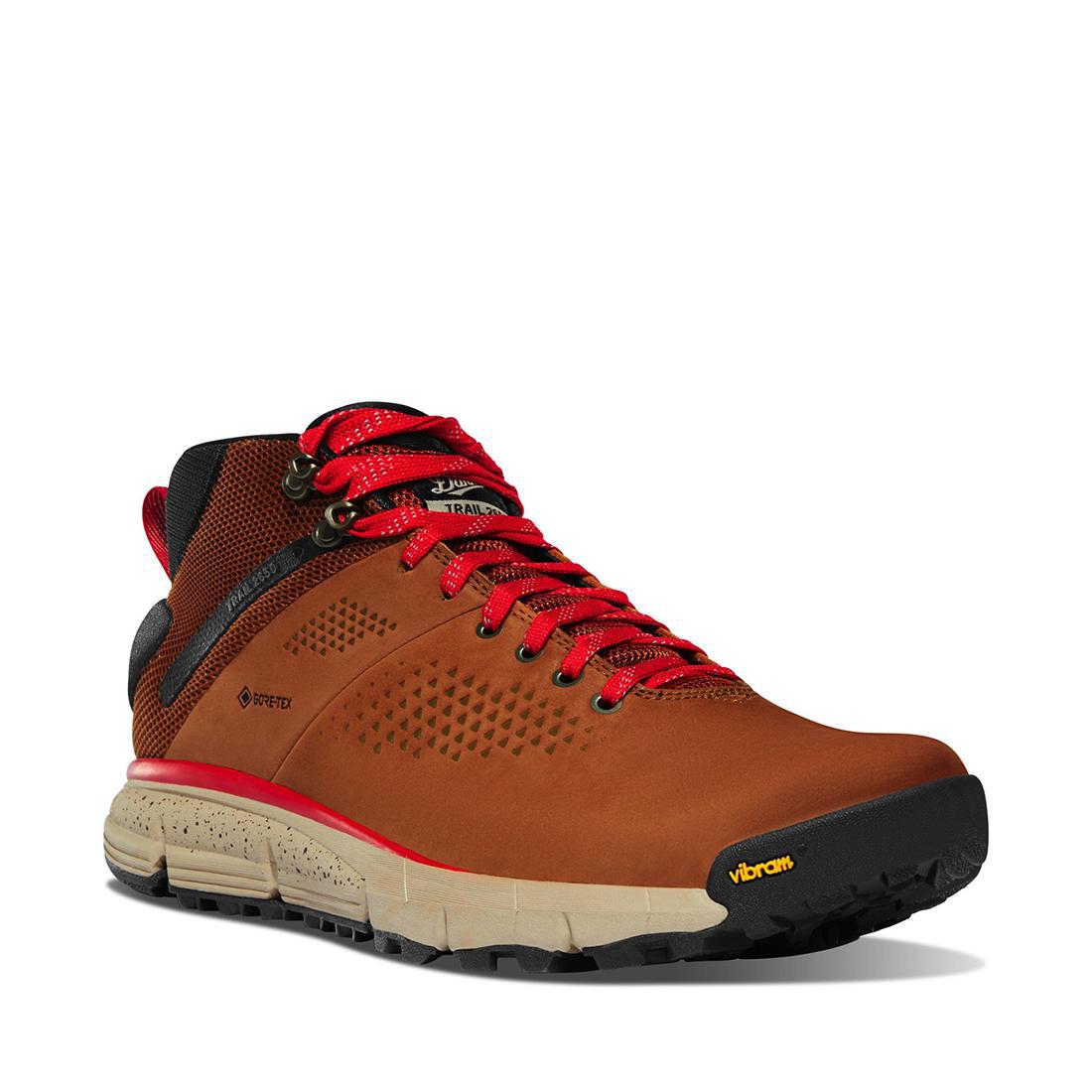 Danner Trail 2650 Mid 4" Brown/Red GTX Boot 61258 Side Image