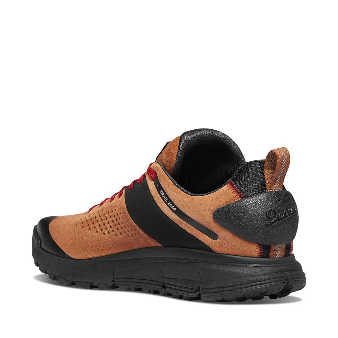 Danner Trail 2650 Suede Brown/Red GTX Shoe 61297 Back Image