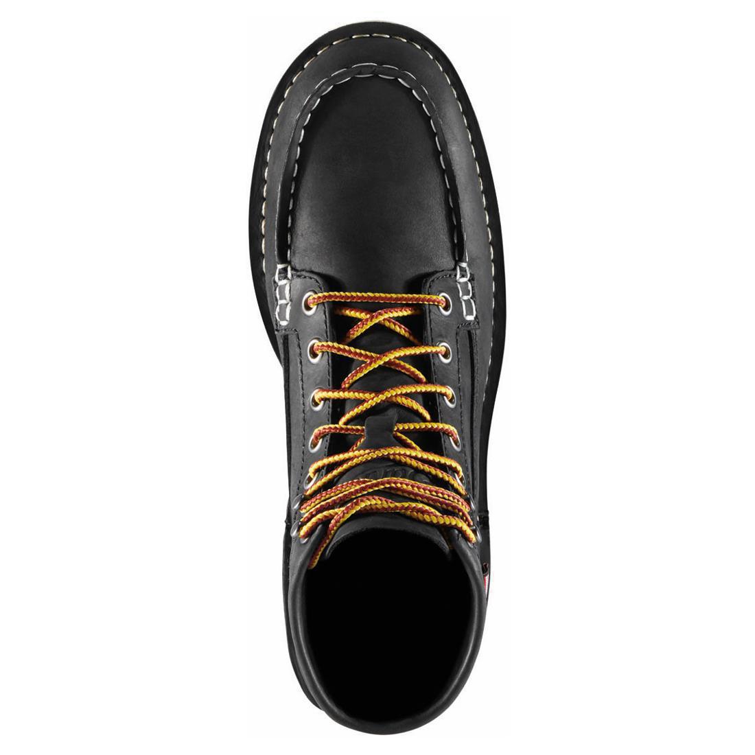 Danner Women's Bull Run Moc Toe 6" Black Boot 15587 Front Image