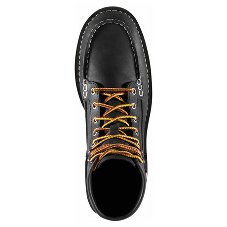 Danner Women's Bull Run Moc Toe 6" Black Boot 15587 Front Image
