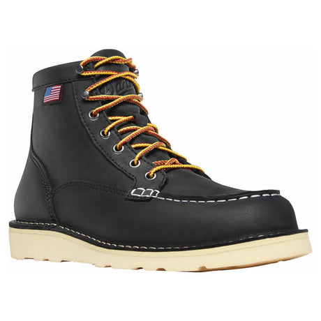 Danner Women's Bull Run Moc Toe 6" Black Boot 15587 Image