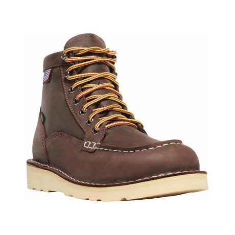 Danner Women's Bull Run Moc Toe 6" Brown GTX Boot 15594 Side Image