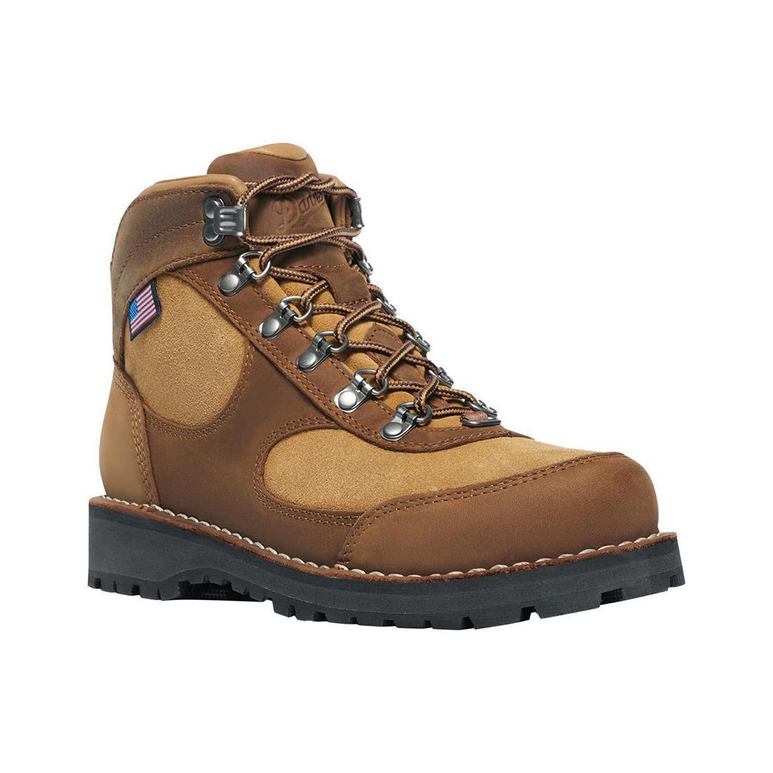 Danner Women's Cascade Crest 5" Grizzly Brown/Rhodo Red GTX Boot 60431 Image