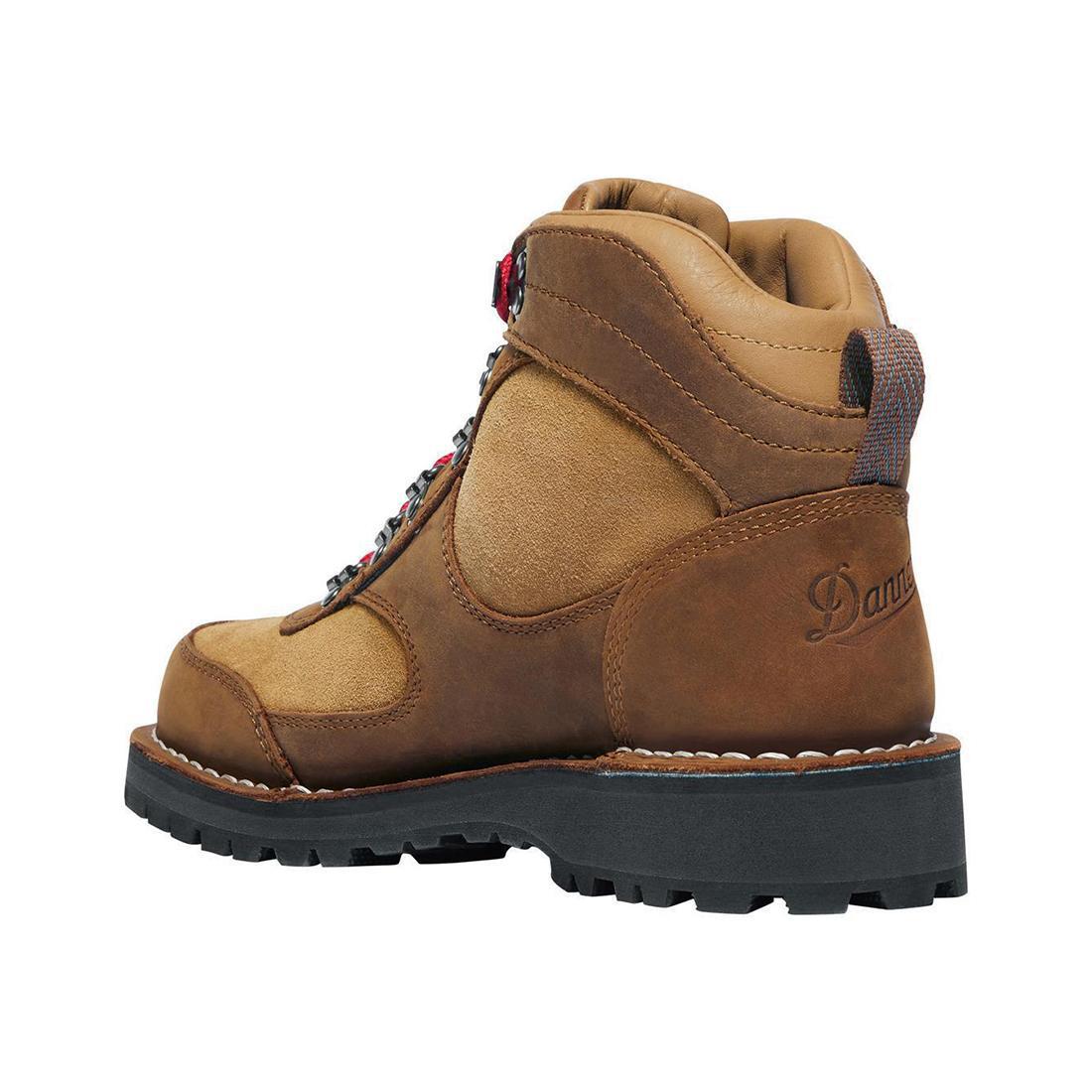 Danner Women's Cascade Crest 5" Grizzly Brown/Rhodo Red GTX Boot 60431 Back Image