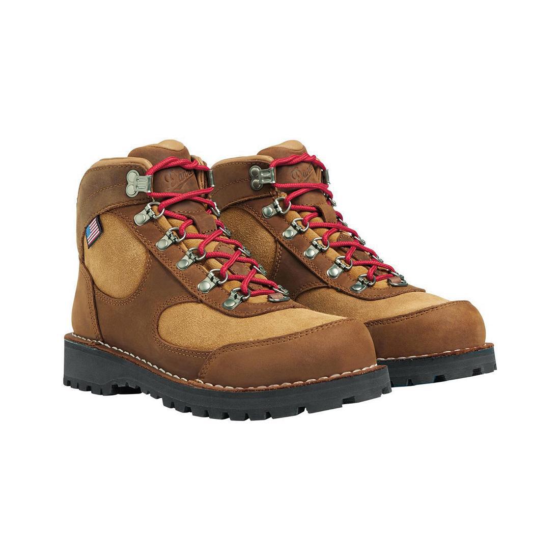Danner Women's Cascade Crest 5" Grizzly Brown/Rhodo Red GTX Boot 60431 Side Image