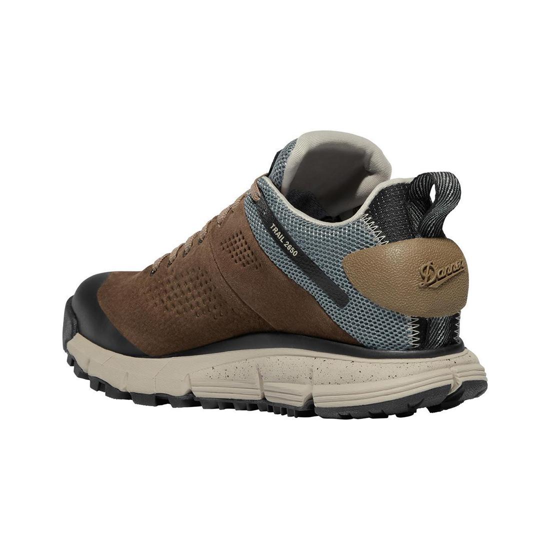 Danner Women's Trail 2650 3" Kangaroo Brown/Stormy Weather GTX Shoe 61307 Back Image