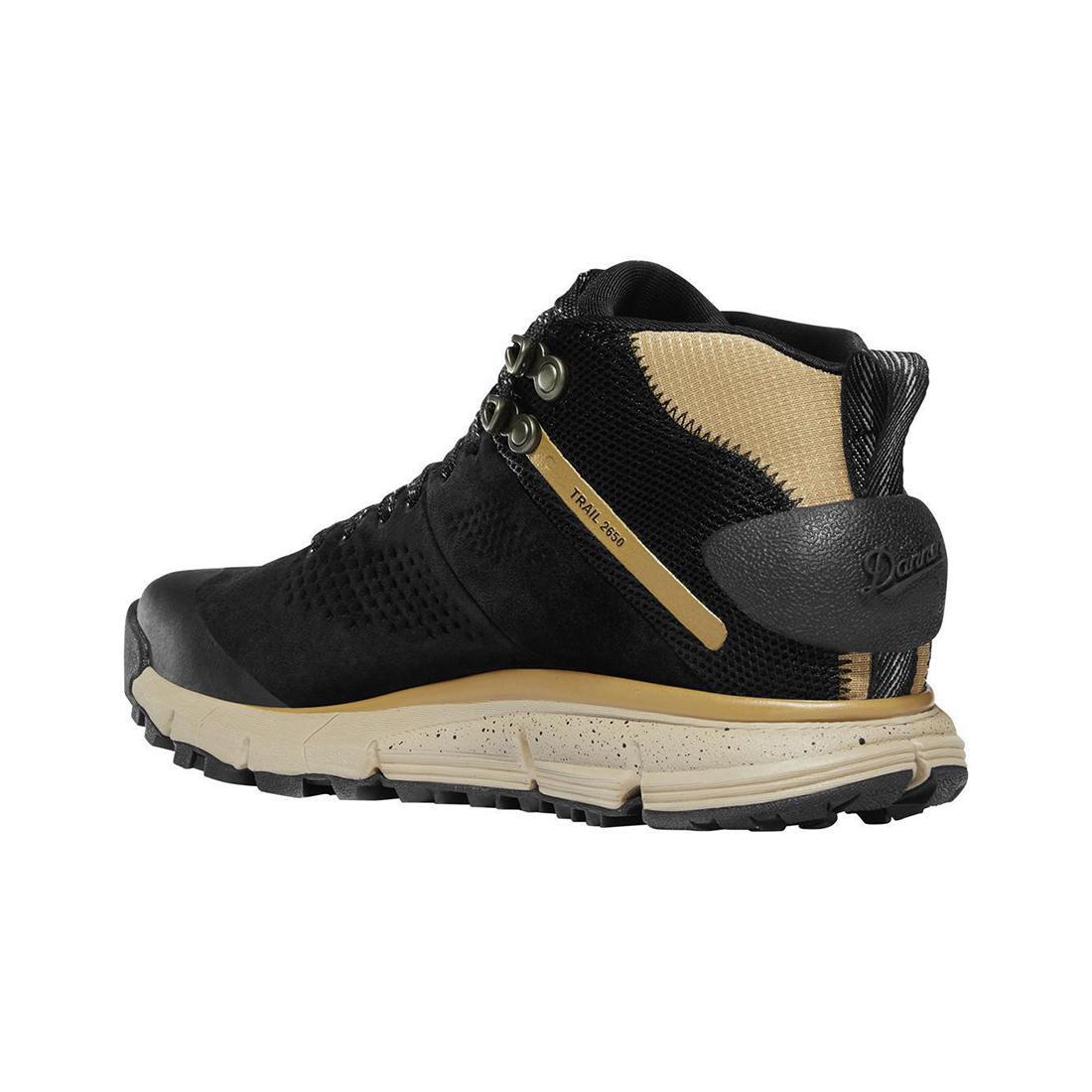 Danner Women's Trail 2650 Mid 4" Black/Khaki GTX Boot 61251 Back Image