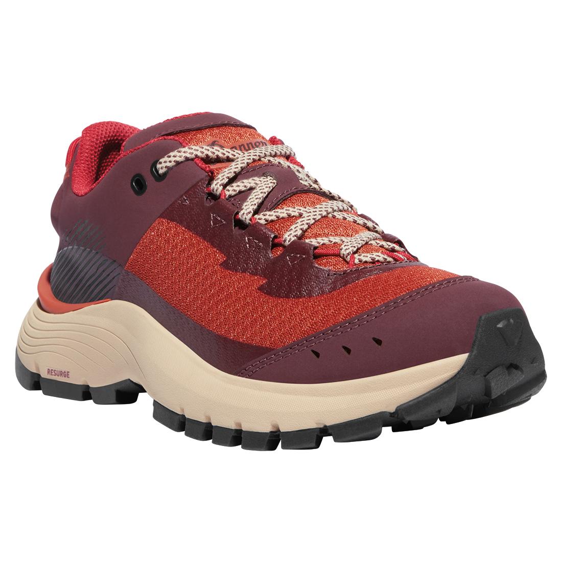 Danner Women's Trail Junction 3" Chocolate/Rhodo Red Shoe 65202 Side Image