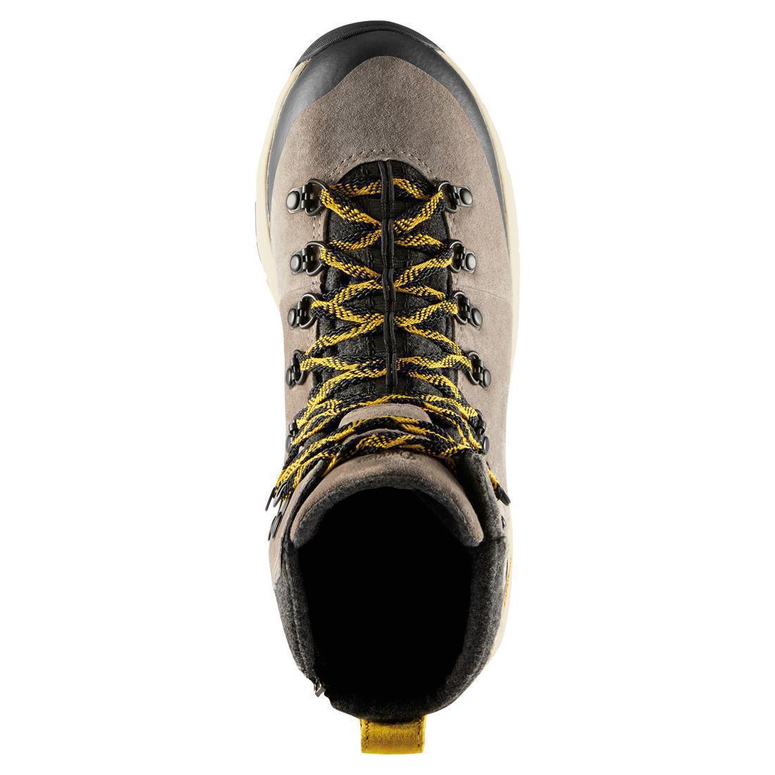 Danner Women's's Arctic 600 Side-Zip 7" Driftwood/Yellow 200G Boot 67341 Front Image