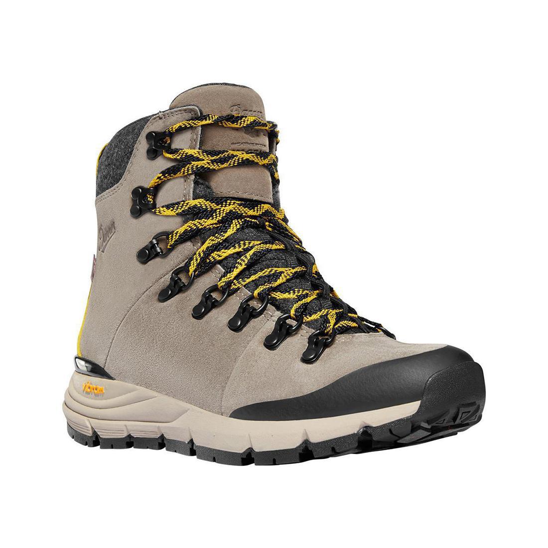 Danner Women's's Arctic 600 Side-Zip 7" Driftwood/Yellow 200G Boot 67341 Side Image