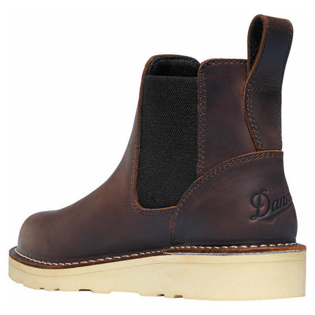 Danner Women's's Bull Run Chelsea 5" Brown Wedge 15482 Back Image