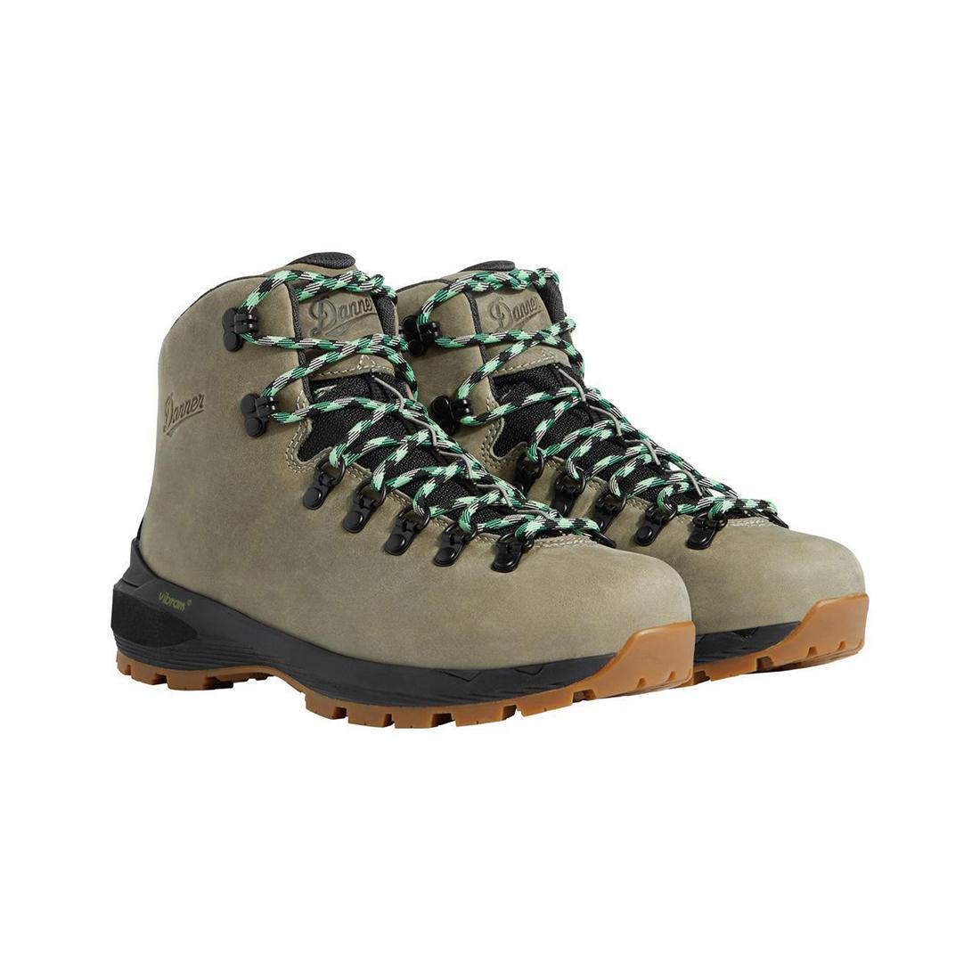 Danner Women's's Mountain 600 Evo 4" Tin Gray/Island Green GTX Boot 62713 Image