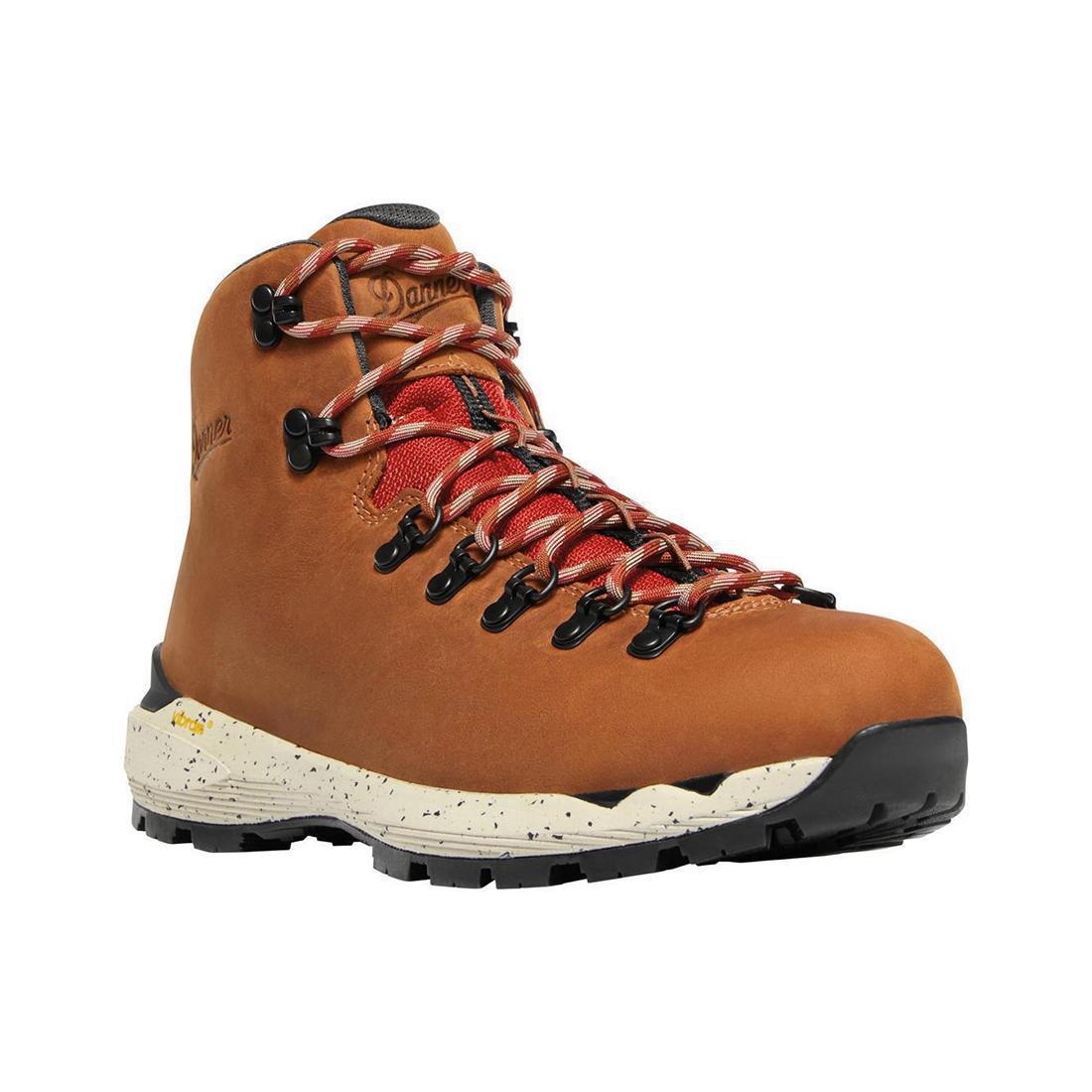 Danner Women's's Mountain 600 Evo 4" Mocha Brown/Rhodo Red GTX Boot 62711 Image