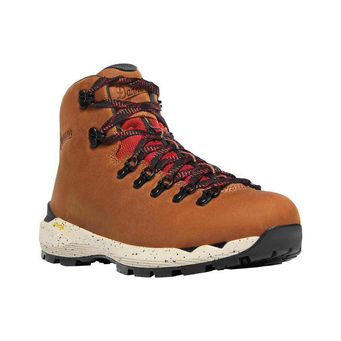 Danner Women's's Mountain 600 Evo 4" Mocha Brown/Rhodo Red GTX Boot 62711 Side Image