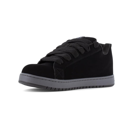 Dc Shoes Court Graffik Composite Toe Work Shoe – Black/Gray DC60103 Medial Image