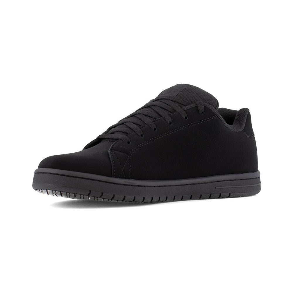 Dc Shoes Gaveler Soft Toe Slip‑Resistant Work Shoe – Black DC60401 Heel Image