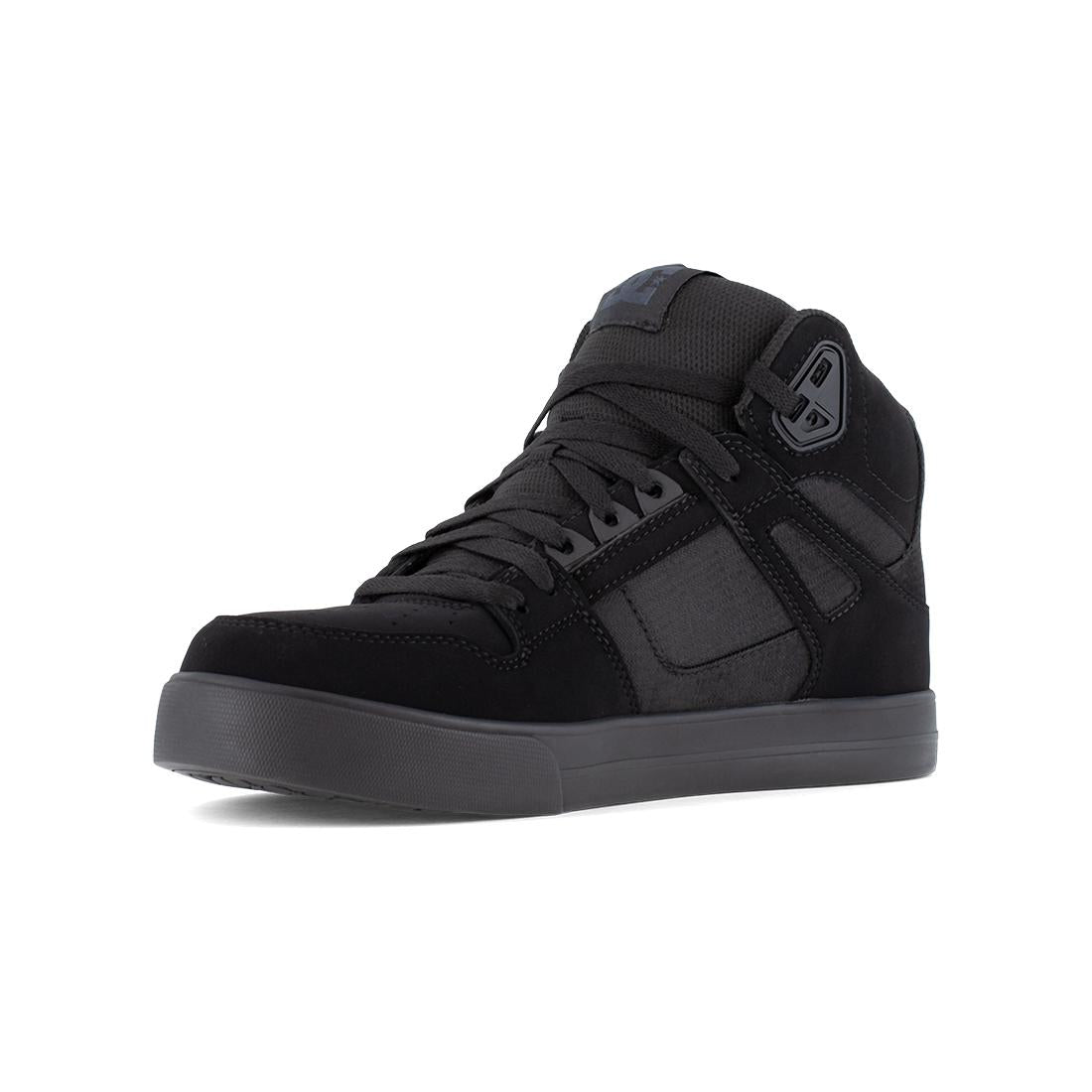 Dc Shoes Pure Work Composite Toe Mid‑Cut Boot – Black/Dark Gray DC60206 Heel Image