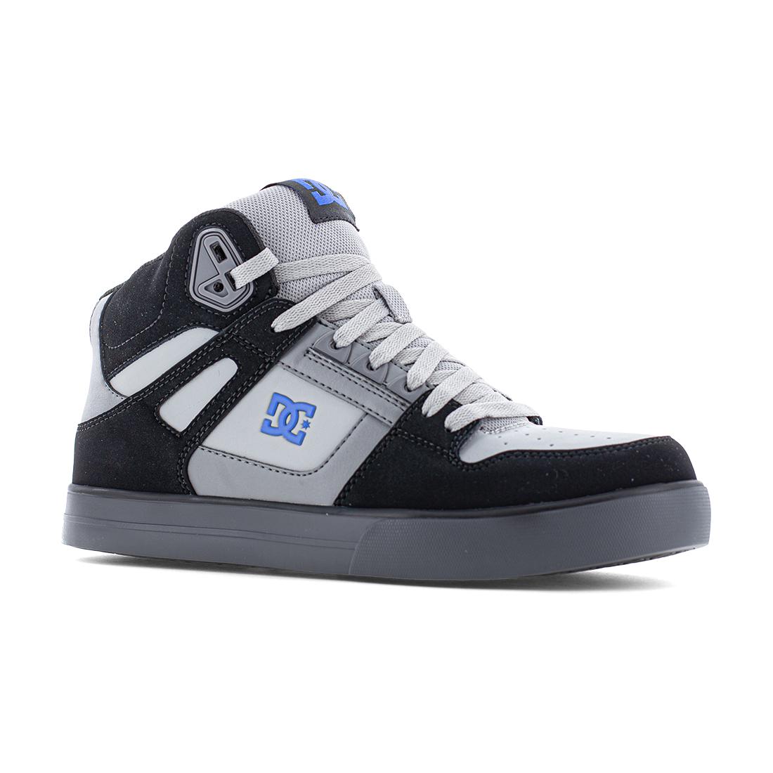 Dc Shoes Pure Work Composite Toe Mid‑Cut Boot – Black/Gray/Blue DC60205 Image